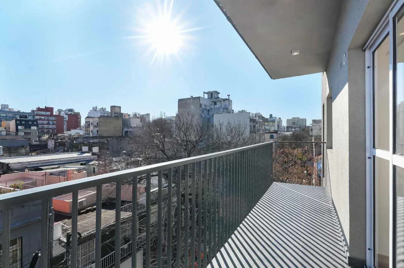 Balcón con vista abierta